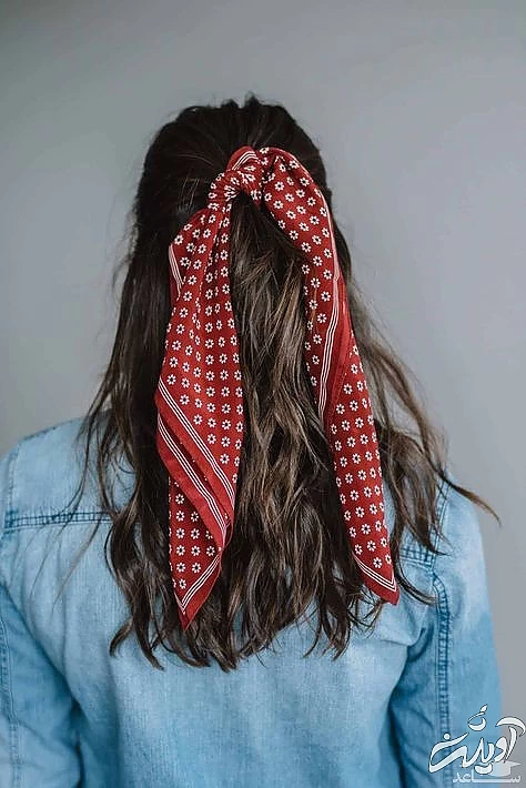 مدل مو با باندانا